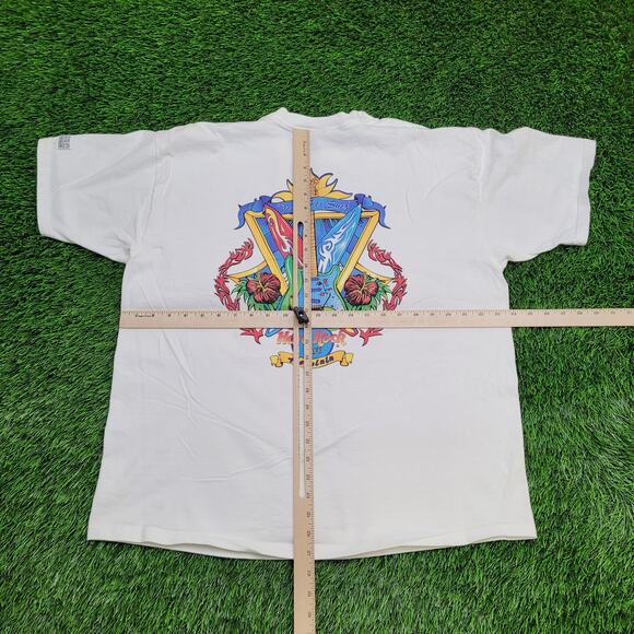 Vintage Hard-Rock Cafe Honolulu T-Shirt XL 24x27 Made in USA 90s - Picture 11 of 14